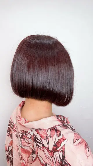 ショート 縮毛矯正&髪質改善/ きょうの🐺のヘアスタイル