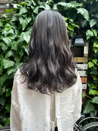 セミロング 🤍Nozomi/ オリーブカラー🌿のヘアスタイル