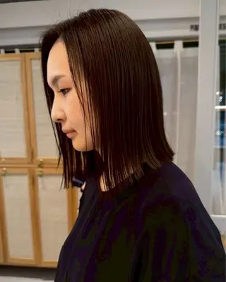 セミロング nok所属・nok Osakaのヘアスタイル