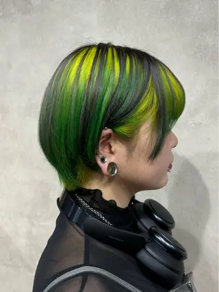 カラー 💀EDEN副店長/ ブリーチ"骨格補正"のヘアスタイル