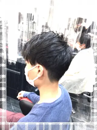 ショート メンズ Annon プライベートサロンのヘアスタイル