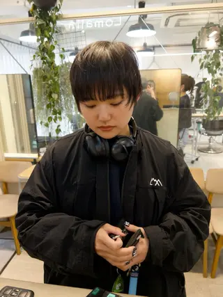 ショート カラー じゅわっと暖色カラー 🍊Moemiのヘアスタイル