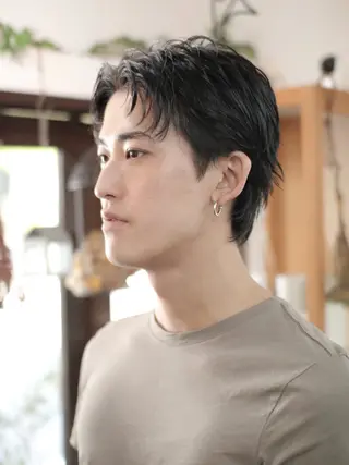 ショート メンズ 木村陸弥 似合わせ 透明感カラー🌿のヘアスタイル