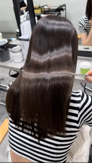 ロング 韓国ヘア/髪質改善/ レイヤー/あおし🐼のヘアスタイル