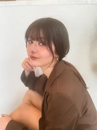 セミロング カラー レイヤーカット🎀 kanaのヘアスタイル