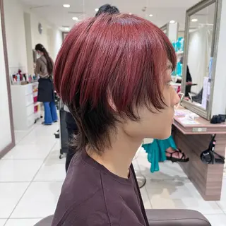 ショート カラー メンズ ナチュラル暖色カラー 🤎 佐藤栞のヘアスタイル