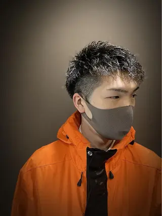 ショート パーマ メンズ メンズ特化美容師 井上大輔のヘアスタイル