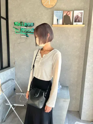 ショート カラー mood tatemachiのヘアスタイル