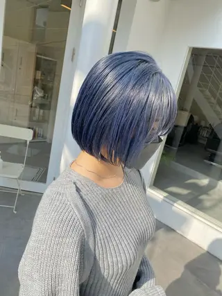 ショート カラー ハイトーン×似合わせ 🌱中川慎之介のヘアスタイル