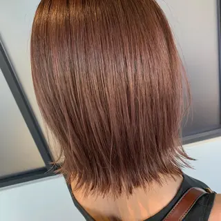 ショート カラー ヘアアレンジ ✨艶カラー/韓国ヘア ✨momoriのヘアスタイル