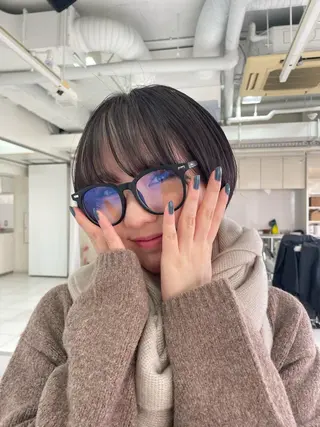 カラー 💖美髪矯正／透明感 カラー💖のぞみのヘアスタイル