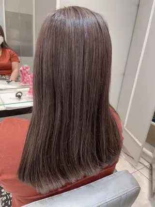 セミロング カラー 🦖鶴岡香純🦖 育休中のヘアスタイル