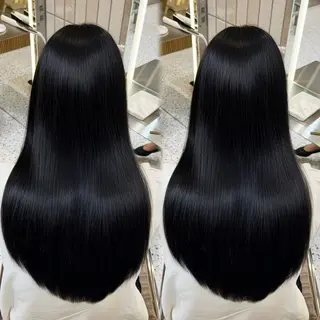 カラー misaki 💞 新宿/透明感カラーのヘアスタイル