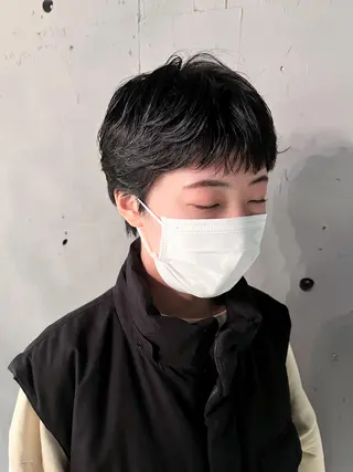 ショート パーマ 原宿パーマ kazuのヘアスタイル