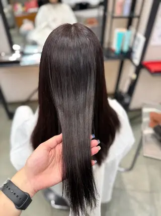 セミロング 渡辺 梨央のヘアスタイル