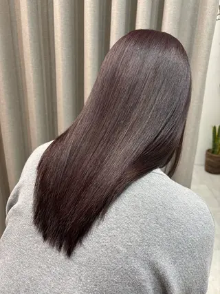 セミロング カラー Atre.所属・🤍美髪縮毛/髪質 改善/池上夏凜🤍のヘアスタイル