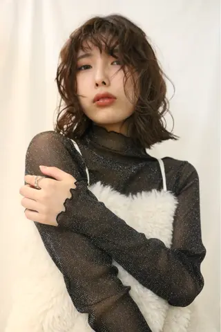 ミディアム 💈メンズパーマ カラー💈momoのヘアスタイル