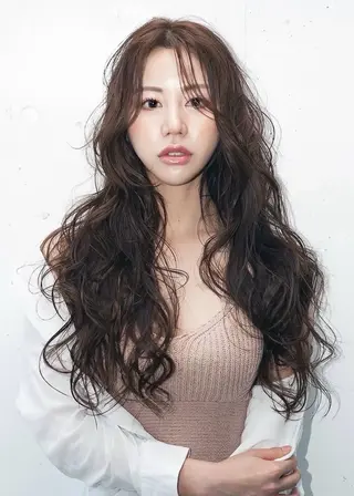 ロング パーマ hair  space Syrup所属・レディースパーマ/ 合田  有一朗のヘアスタイル