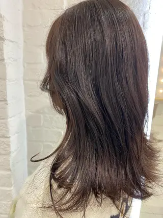 ロング 森部 杏菜のヘアスタイル