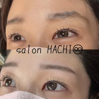 アイブロウ salon HACHI♾のマツエク・マツパデザイン