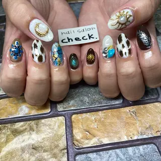 ネイル ーCHECKー ちあきのネイルデザイン