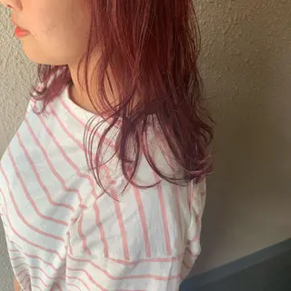 セミロング カラー chouette/ 根本優希のヘアスタイル