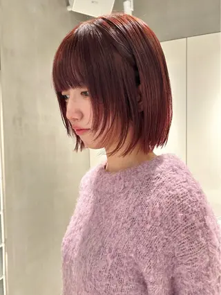 ショート カラー techné所属・ショウタ/レイヤーカ ット/透明感カラーのヘアスタイル