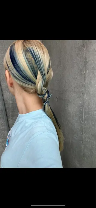 ロング カラー 晴レ所属・🍑アヤ🫧髪質改善 ダブルカラー🍑の眉毛・アイブロウイメージ