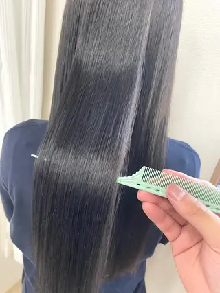 ロング カラー ケアブリーチ /髪質 改善/古橋圭史郎のヘアスタイル