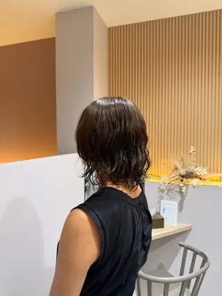 ショート カラー パーマ RosierBlue 工藤のヘアスタイル