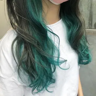 ロング カラー 原宿サロン代表 デザインカラー伊藤卓のヘアスタイル