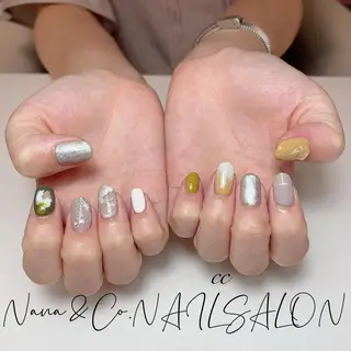 カラー ネイル C C🌼のネイルデザイン