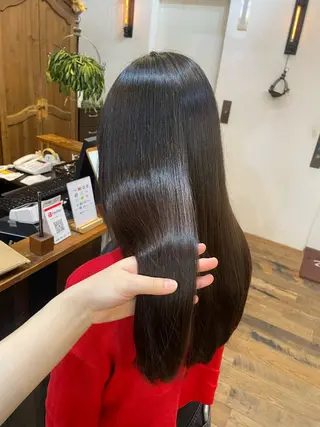 ロング kahona/カラー /パーマ/銀座のヘアスタイル