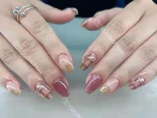 ネイル 神田 ココナッツのネイルデザイン