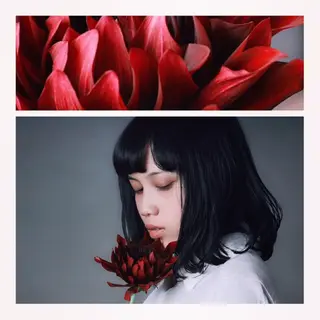 ショート ミディアム パーマ 川間 将彦のヘアスタイル