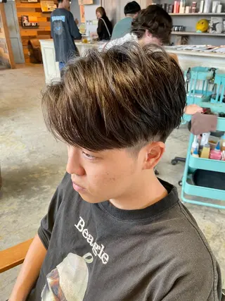 パーマ メンズ 金山/メンズパーマ 西村侑真のヘアスタイル