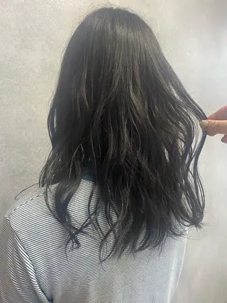 セミロング Un Fleur所属・立野 希沙のヘアスタイル