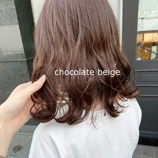 ミディアム カラー GLROW haruhiのヘアスタイル