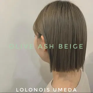 ミディアム カラー マツエク・マツパ Lolonois梅田 /Okazaki:)のヘアスタイル