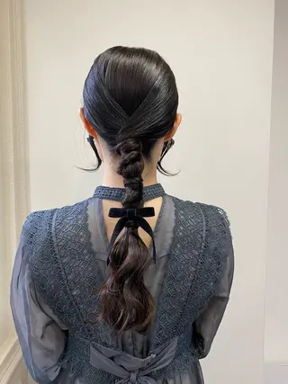 ヘアアレンジ 透明感カラー🫧 HARUKA🐰のヘアスタイル