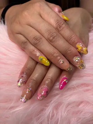 ネイル rukianail 新里のネイルデザイン