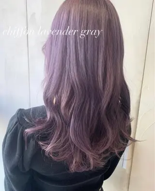 セミロング カラー ワンホン/韓国ヘア 🤍amiのヘアスタイル