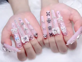 ネイル M🌷nail 長さだし専門店のネイルデザイン