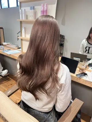 ロング セルバ所属・卒業生クーポン💗 ハイトーン/ブリーチのヘアスタイル