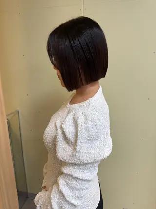 ショート カラー 伶風/ボブ/ ヘーゼルベージュのヘアスタイル