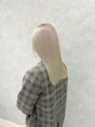 ロング カラー 長谷川 湧のヘアスタイル