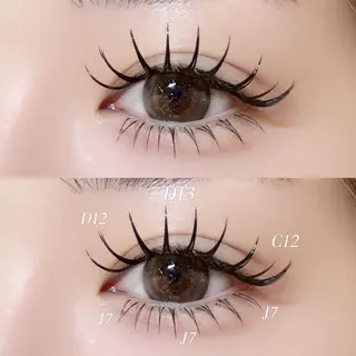 マツエク・マツパ 🍒束間まつ毛ෆ sasara🍒のマツエク・マツパデザイン