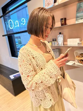 ショート Regalo所属・西岡 紗代のヘアスタイル