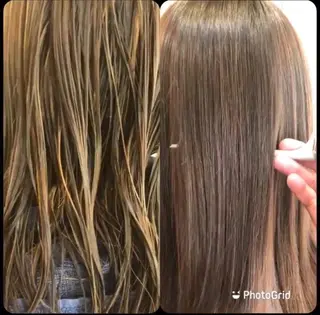 セミロング カラー 原宿サロン代表 デザインカラー伊藤卓のヘアスタイル