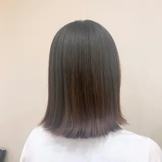 ミディアム 種子 紗也のヘアスタイル